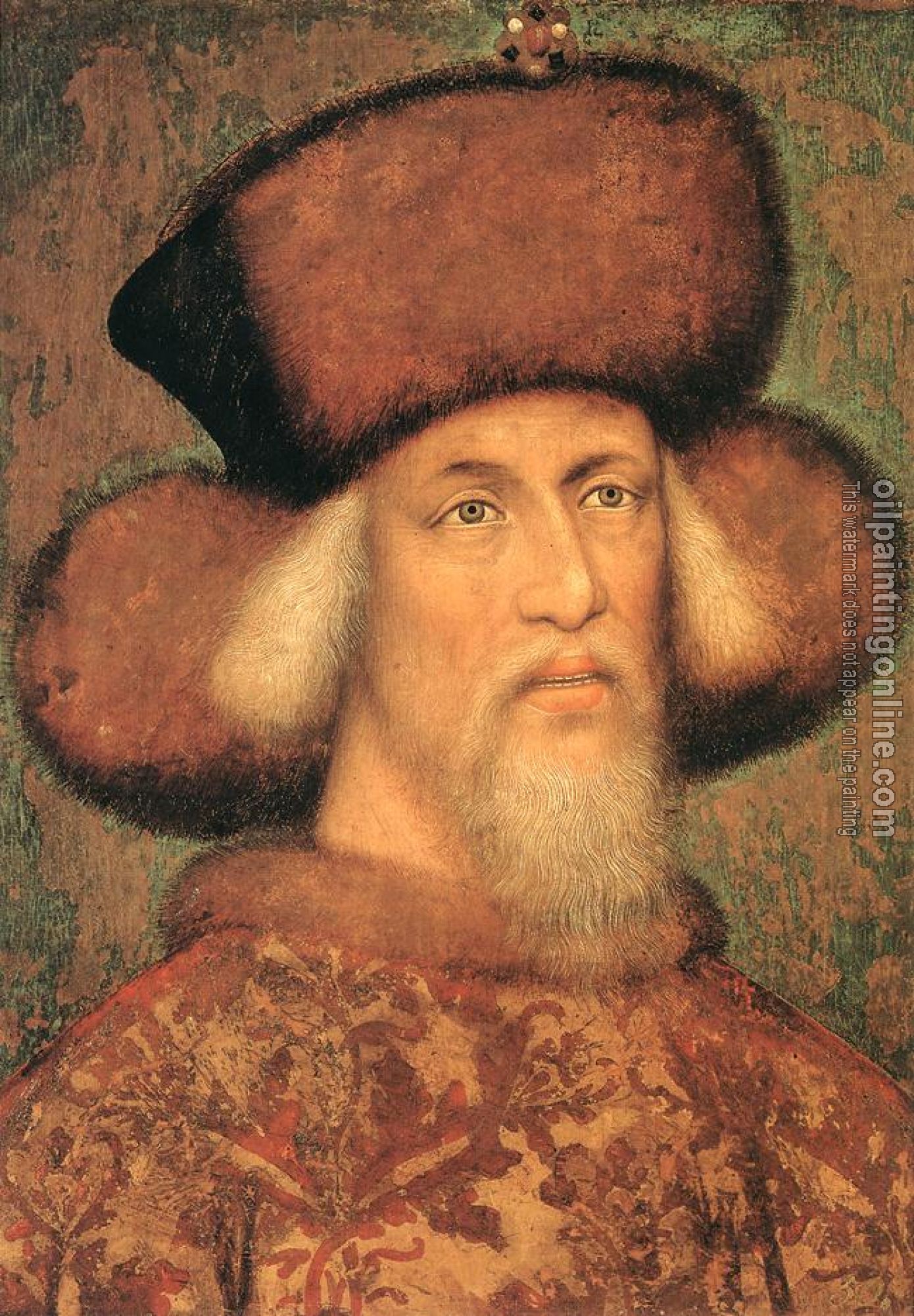 Pisanello - Portrait of Emperor Sigismund of Luxembourg